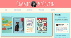 Desktop Screenshot of cammiemcgovern.com